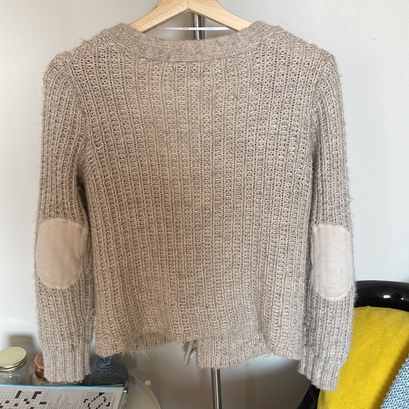 Kensie sweater Cardigan thick chunky loose knit, wool - Picture 2 of 4